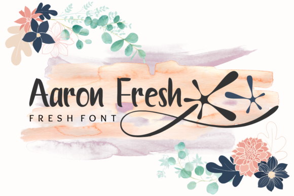 Aaron Fresh: A Handwritten Font with Timeless Elegance