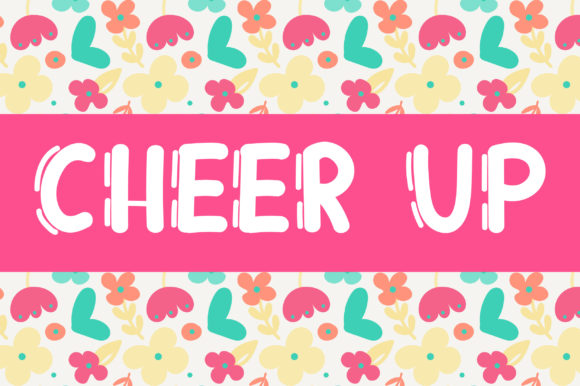 Cheer Up: A Unique Display Font for Creative Projects