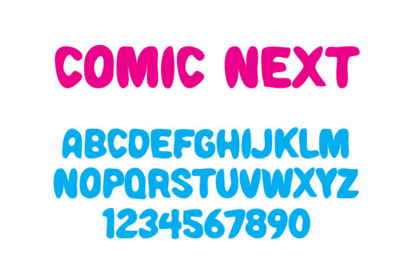 Comic Next: Elevating Creativity with a Bold, Chunky Display Font