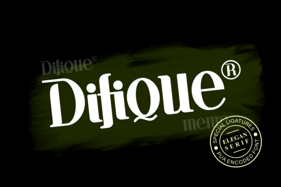 Difique Menre: A Font That Elevates Design