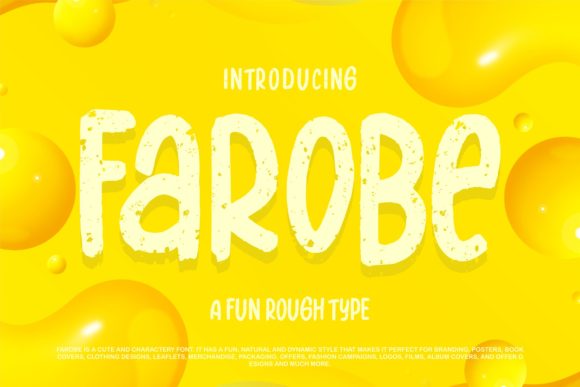 Farobe: A Font That Feels Rough, Looks Elegant, and Works Everywhere