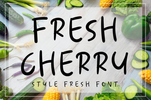 Fresh Cherry: A Playful Display Font for Joyful Design Projects