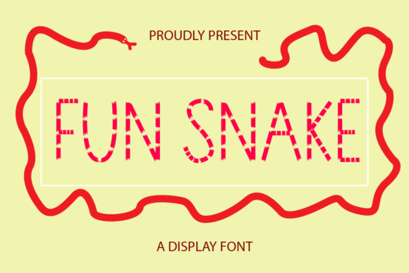 Fun Snake: A Playful Font for Creative Expression
