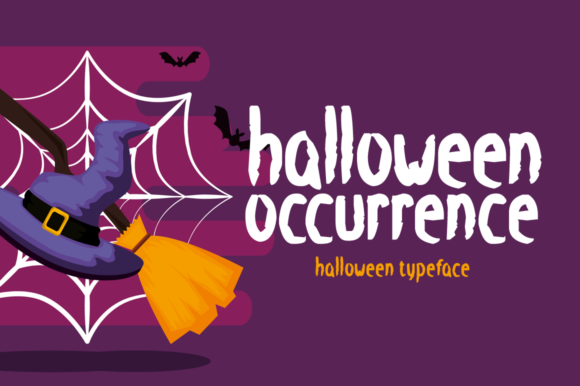 Halloween Occurrence: A Unique Display Font for Creative Expression