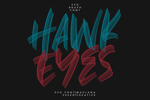 Hawk Eyes: A Bold Display Font for Creative Expression