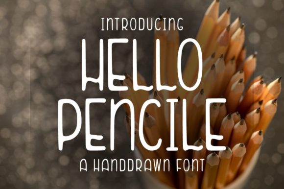 Hello Pencile: A Versatile Display Font for Creative Expression