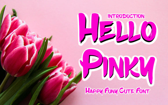 Hello Pinky: A Joyful Display Font for Creative Projects