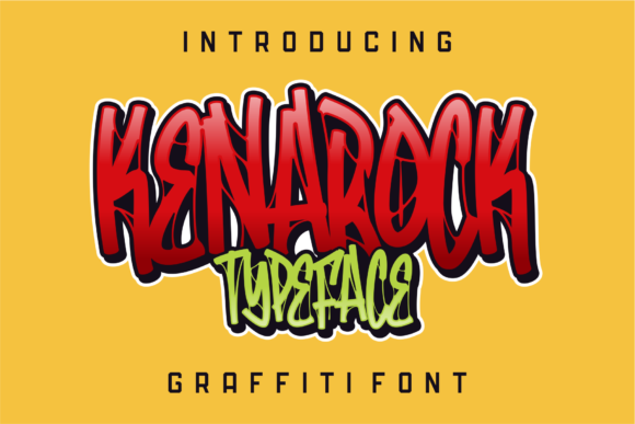Kenarock: A Bold Display Font That Captures Attention