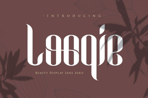 Looqie: Elevate Your Design with a Unique Display Font