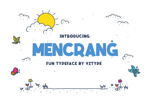 Mencranġ: A Bold and Colorful Font That Elevates Creativity