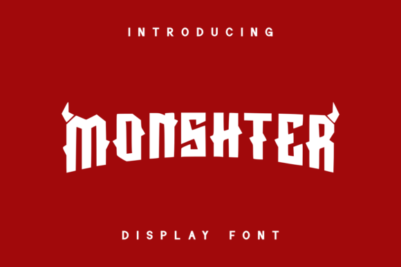 Monshter Font for Creative Expression
