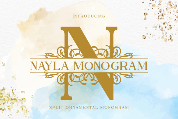 Nayla Monogram: A Font That Elevates Design with Timeless Elegance