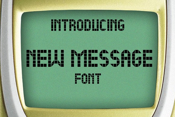 New Message: A Font That Speaks Volumes in Design