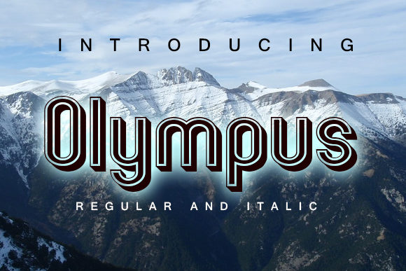 Olympus: A Bold and Round Lettered Display Font for Creative Expression