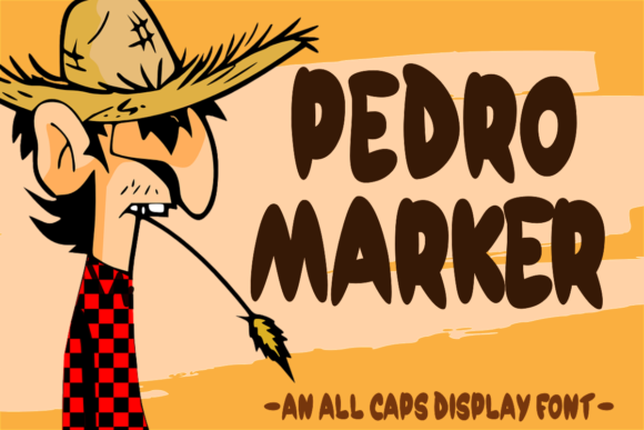 Pedro Marker: A Versatile Display Font for Bold and Playful Design