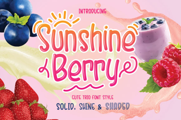 Sunshine Berry: A Playful Font That Brightens Design Projects