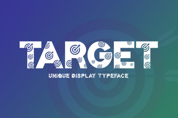 Target: A Bold, Chunky Lettered Font That Elevates Creativity and Design